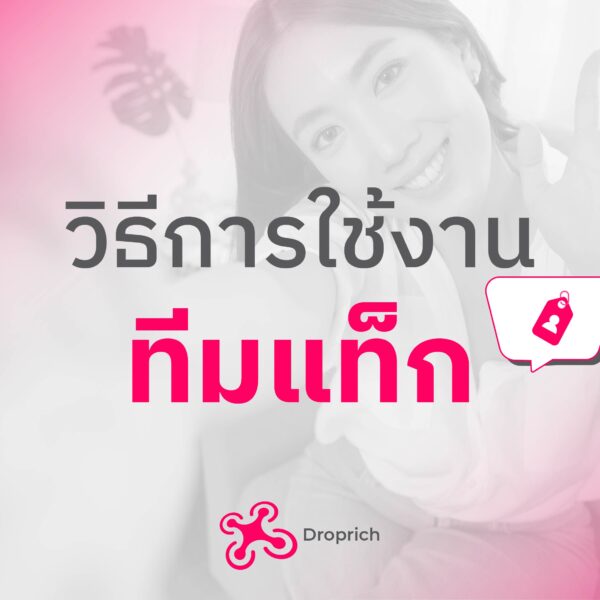 วิธีการใช้งาน ทีมแท็ก – Team Tag