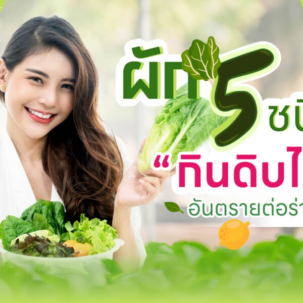 ผัก 5 ชนิดกินดิบไม่ได้ อันตรายต่อร่างกาย